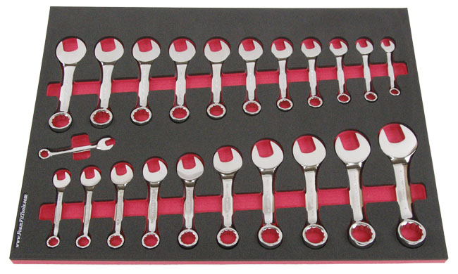 Foam Organizer for Craftsman Full-Polish Stubby Wrenches from the 48-Piece Wrench Set
