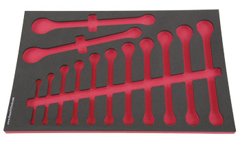 Foam Organizer for Craftsman Full-Polish Inch Combination Wrenches from the 48-Piece Wrench Set