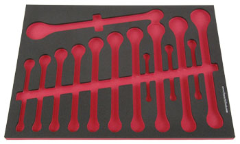Foam Organizer for Craftsman Full-Polish Inch Combination Wrenches from the 24-Piece Wrench Set