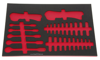 Foam Organizer for Craftsman Extreme Grip Wrenches and Additional Wrenches from the 903-Piece Mechanics Tool Set