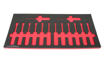 Foam Organizer for Craftsman Inch and Metric Nut Drivers