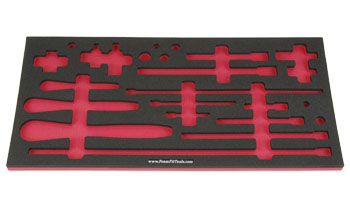 Foam Organizer for Craftsman Ratchets and Drive Accessories