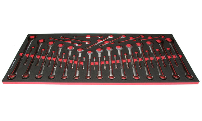 Foam Organizer for 36 Craftsman Raised-Panel Combination Wrenches