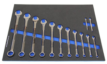 Foam Organizer for 13 Craftsman Industrial Inch Combination Wrenches