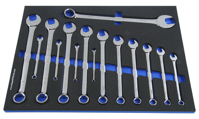 Foam Organizer for Craftsman Inch Combination Wrenches from the 540-Piece Mechanics Tool Set