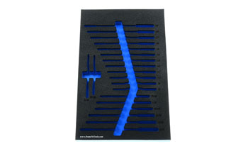Foam Organizer for 20 Icon Flex Head Ratcheting Wrenches