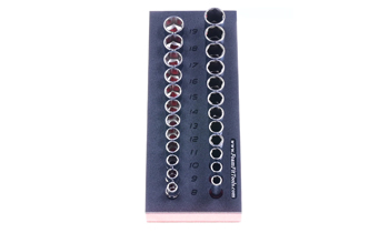 Foam Organizer for 24 Tekton 3/8-Drive Metric Sockets
