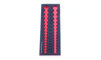 Foam Organizer for 30 Tekton 3/8-Drive Inch Sockets