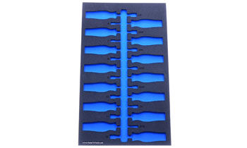Foam Organizer for 14 Icon Nut Drivers