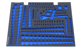 Foam Organizer for 194 Quinn Sockets with 3 Ratchets and 4 Drive Tools
