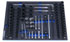 Foam Organizer L-06461-T Designed for Shadowing the Quinn 61-piece Impact Socket Set, 14-piece Quinn Spark Plug Socket Set, and 8 Additional Tools Foam Organizer for 56 Quinn Impact Sockets with 11 Spark Plug Sockets and 16 Drive Tools