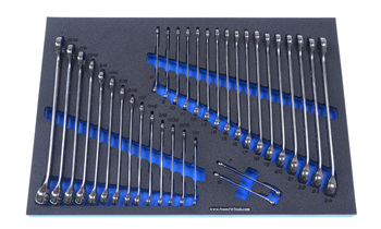 Foam Organizer for 33 Icon Combination Wrenches