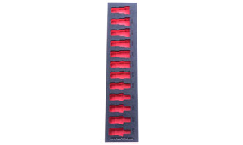 Foam Organizer for 12 Icon 3/8-Drive Inch Impact Swivel Sockets