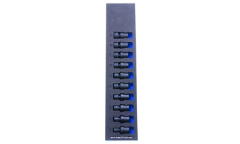 Foam Tool Organizer for 10 Icon 3/8-Drive Metric Impact Swivel Sockets